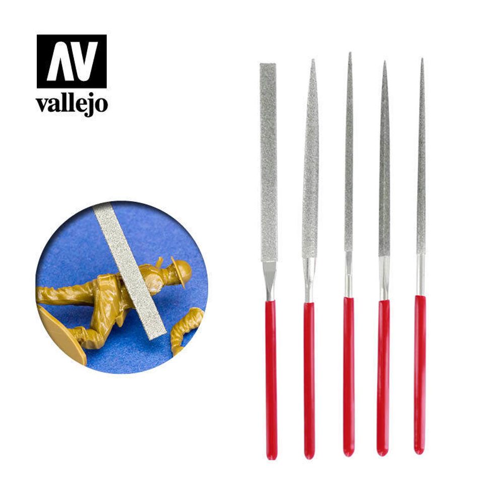 VALLEJO TOOLS: DIAMOND FILE SET 140MM