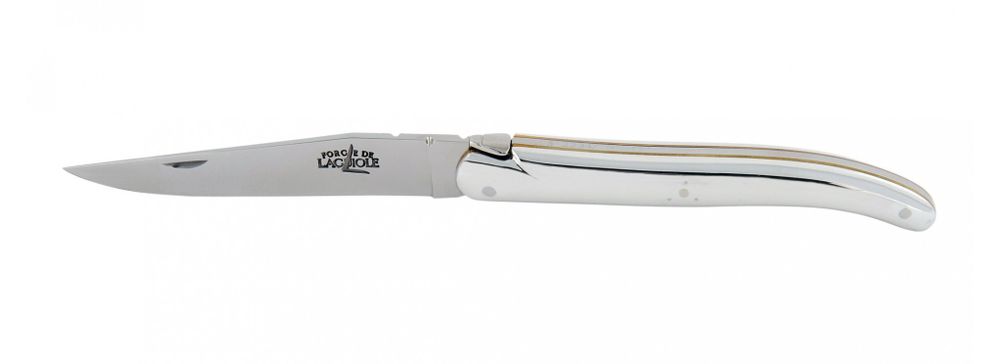 Folding knife designed by Philippe Starck, 11 cm blade, aluminium handle