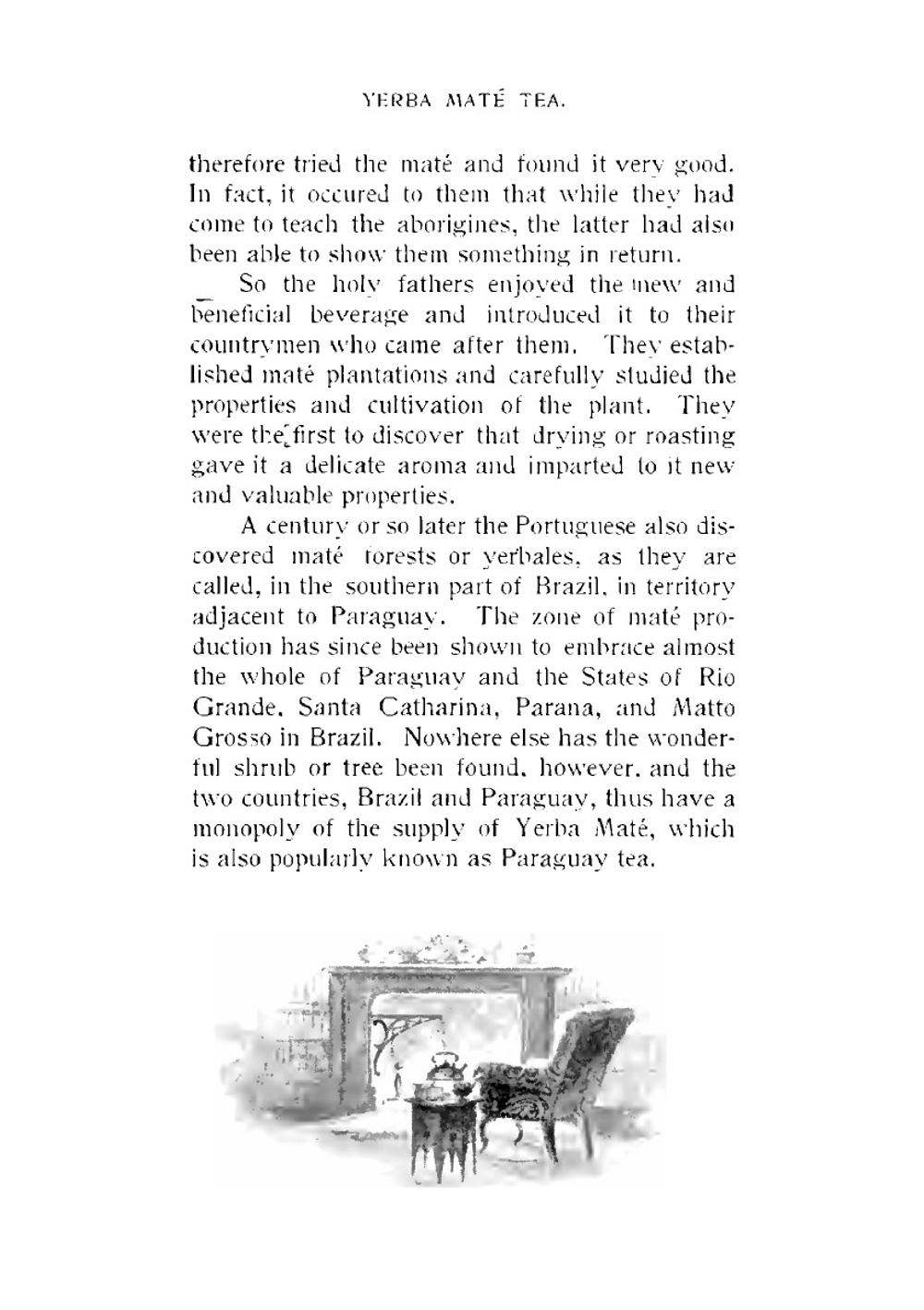 Yerba maté tea. The history of its early discovery in Paraguay | William Mill. [from old catalog] Butler