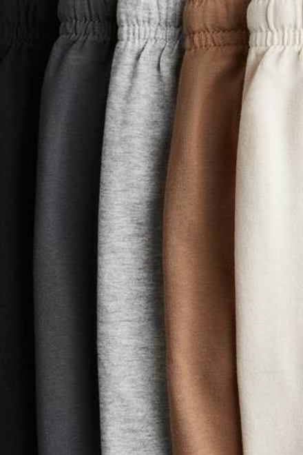 H&M Набор из 5 хлопковых трикотажных шорт, коричневый