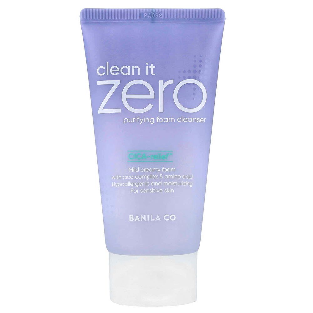 Banila Co, Clean it Zero, очищающая пенка для умывания, для чувствительной кожи, 150 мл (5,07 жидк. Унции)