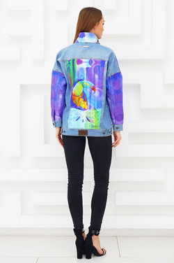LIGVIANNI Джинсовая куртка Denim Jacket Toucan