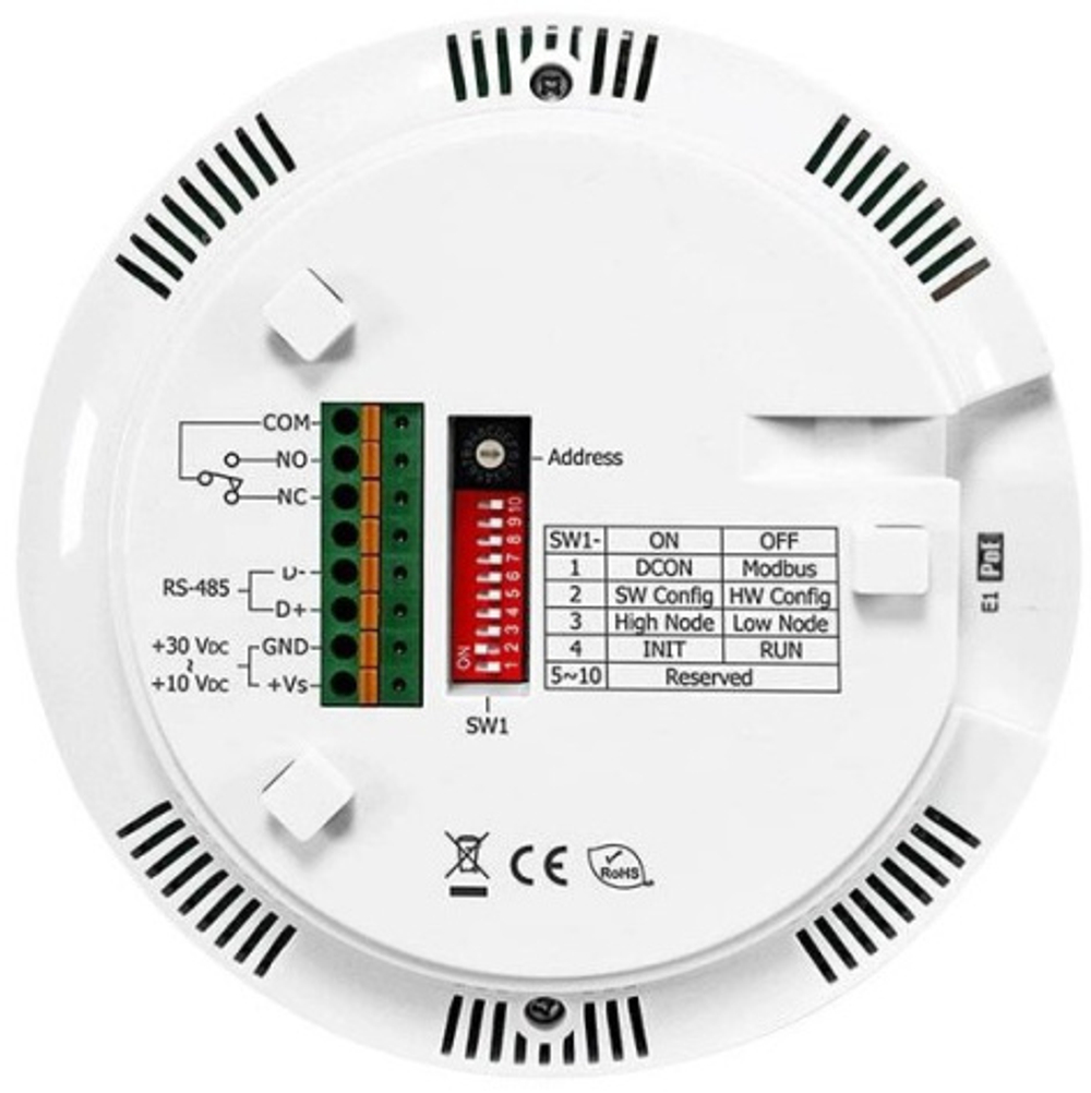 Датчик температуры и влажности ICP DAS CL-206-E CR