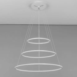 Citilux Неон Смарт CL731A090E RGB Умная подвесная люстра Белая