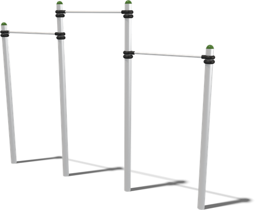 Перекладина разноуровневая тройная (паттерн Papercut)