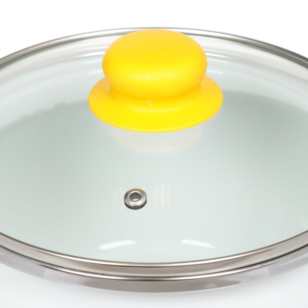 Кастрюля сталь, эмал, 3 л, с крыш, Сантэкс, Милый дом, 1-2430112, индукц