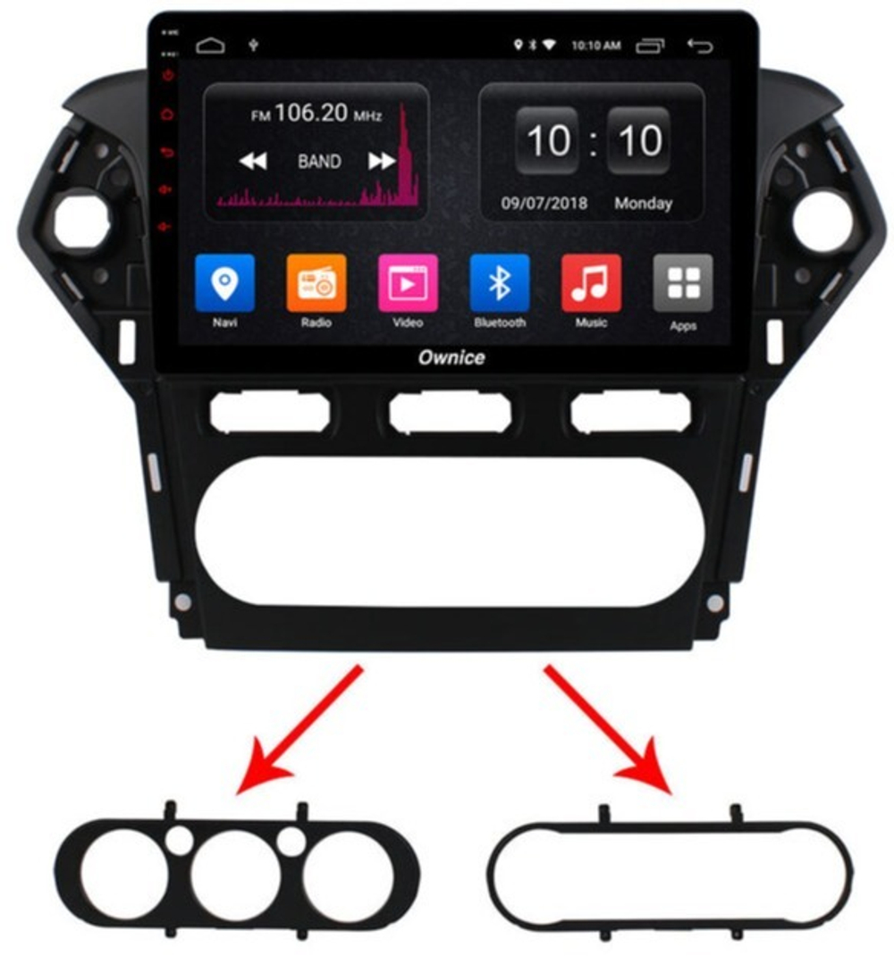 Магнитола для Ford Mondeo 4 2010-2014 - Carmedia OL-1281-1 IPS, Android 10, 8 ядер (TS18), 4G SIM-слот