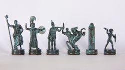 Manopoulos Шахматы подарочные "Троянская война"