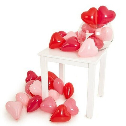 Шарики на пол "Heart set" (30 шаров с воздухом)
