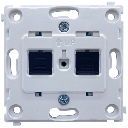 Механизм компьютерной розетки RJ45 2-я Cat.6/ClassE-8/8,  серия DA