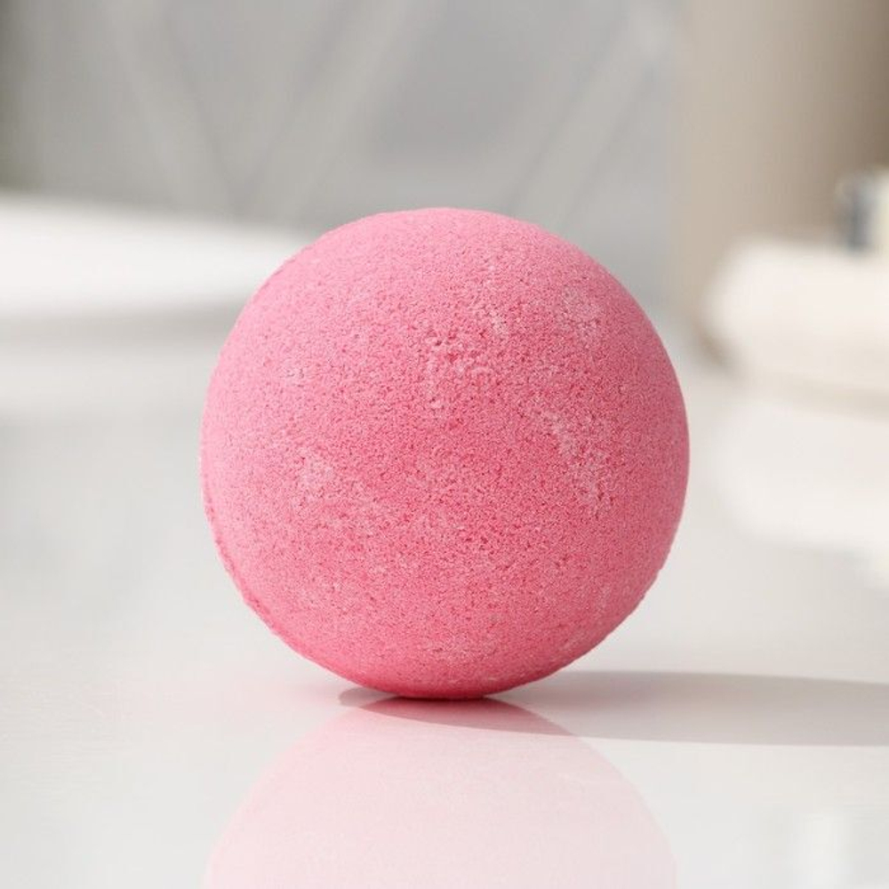 Бомбочка для ванны «Киси» с ароматом малины - 130 гр.