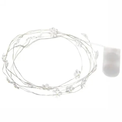 Гирлянда для дома «Цветочек» на батарейках 2,0 м 20 ламп LED, 1 реж., IP-20, Мультицвет