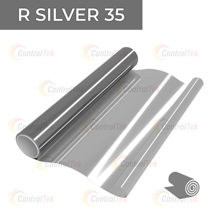Пленка солнцезащитная R SILVER 35 LUXFIL, (рулон)