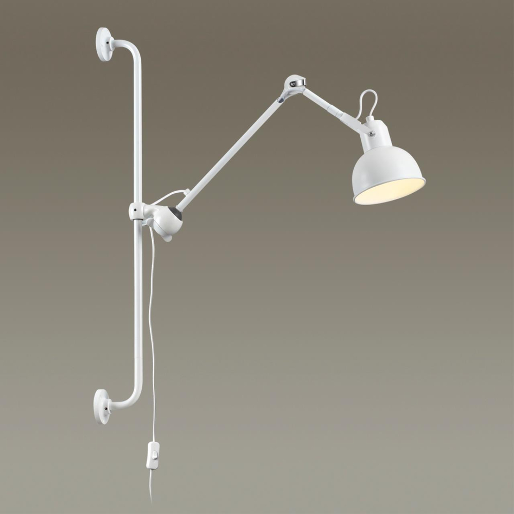 4126/1WA MODERN ODL19 681 белый Бра на кронштейне Е14 1*40W ARTA