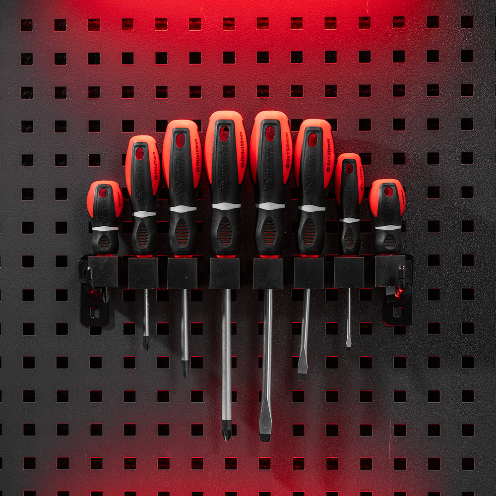 Набор отверток "Era", 8 шт, CrV, трехкомпонентная рукоятка Matrix