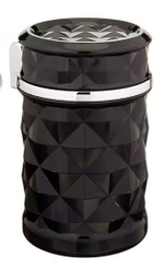 Пепельница автомобильная бездымная с подсветкой черная