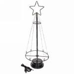 Фигура световая «Ёлка» 45*17 см 91 лампа LED, на батарейках, USB питание, DC вход, Белый/теплый белый