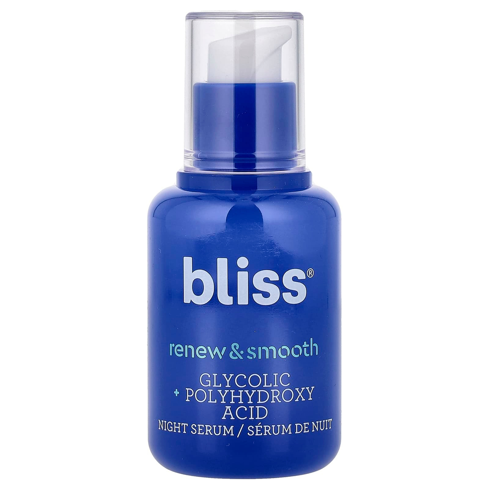 Bliss, Renew & Smooth, обновляющая ночная сыворотка, 30 мл (1 жидк. унция)