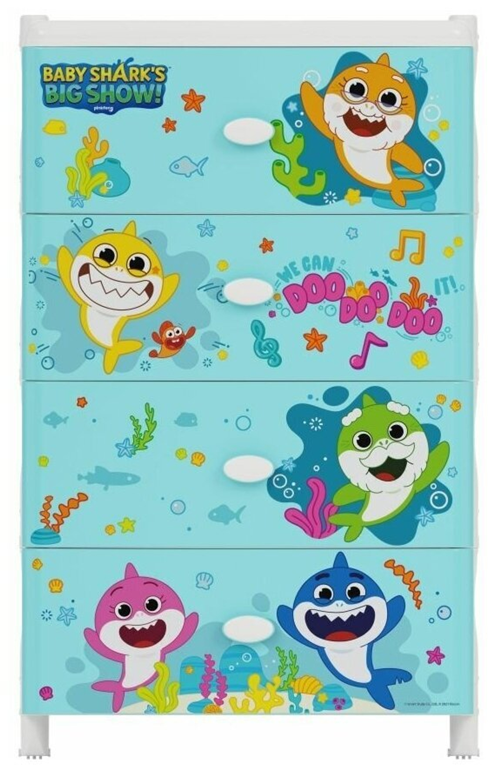 КОМОД ШИРОКИЙ BABY SHARK BIG SHOW АЛЬТЕРНАТИВА М8492