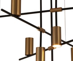 Kink Light 07621-12,20 Люстра Рия черный/бронза Gu10 120W