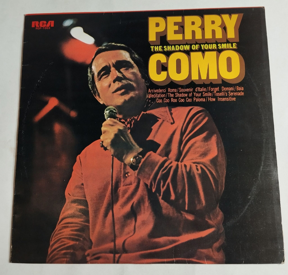Винтажная виниловая пластинка LP Perry Como The Shadow Of Your Smile (Japan 1972) (No Obi)