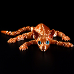 Подвижный рыжий кот Сфинкс, игрушка антистресс