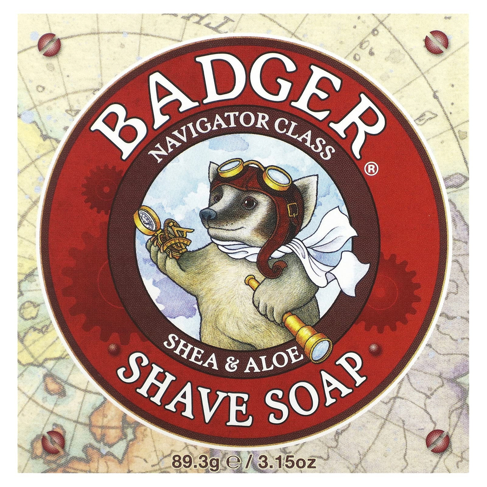 Badger, мыло для бритья, 89,3 г (3,15 унции)