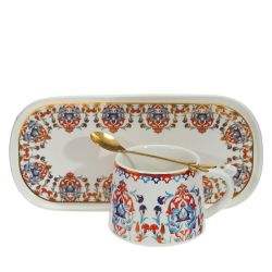 GAEM Кружка с блюдцем и ложкой, 280 мл, L24,5 W11 H7,5 см, 2в.