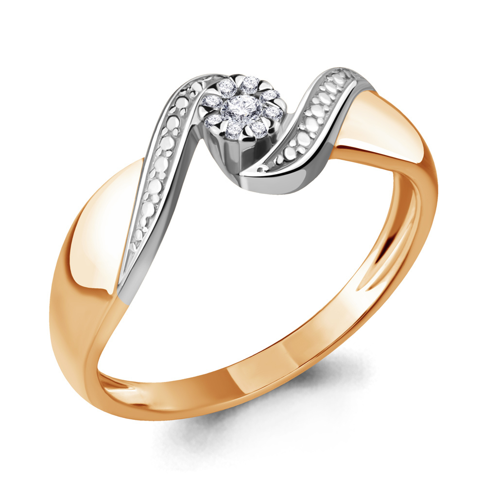 962958к Кольцо из Золота с бриллиантами из коллекции "Elegance"