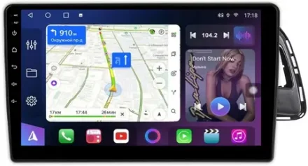 Магнитола Audi Q5 8R 2008-2016 (рамка 10) - FarCar 9561-10 монитор 10" QLED на Android 13, 8 ядер (TS18), CarPlay, 4G SIM-слот