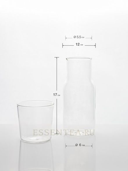 Кувшин стеклянный "Лимао" для напитков 600 мл