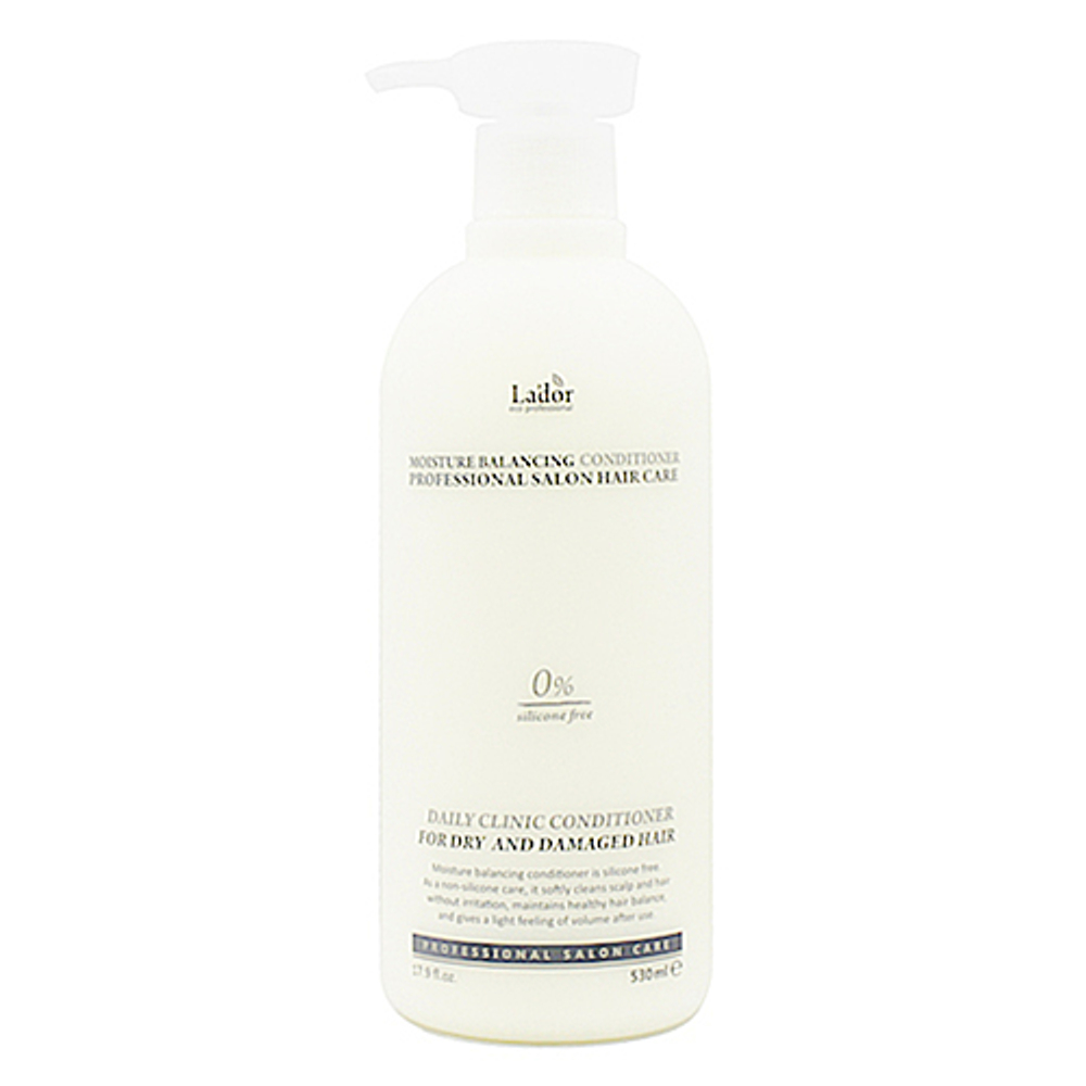 Кондиционер для волос увлажняющий бессиликоновый - Lador Moisture balancing conditioner 0%, 530 мл