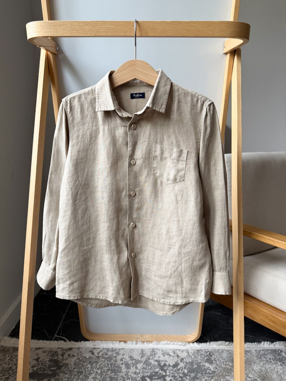 Льняная рубашка Il Gufo, 116