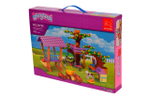 Конструктор блочный Аусини Мир чудес "Большой сад" 413эл. коробка 24706