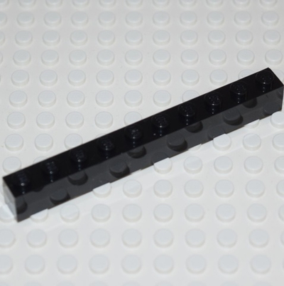 Lego 50шт Кирпич 1x10 (черный) 611126