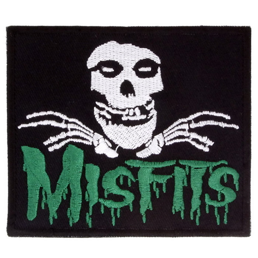 Нашивка Misfits череп с кистями