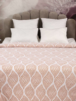 Покрывало на кровать, стеганое, поплин с размерами 215х220