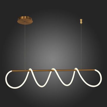 SL6102.303.45 Светильник подвесной ST-Luce Латунь/Белый LED 1*45W 4000K SAGRATO