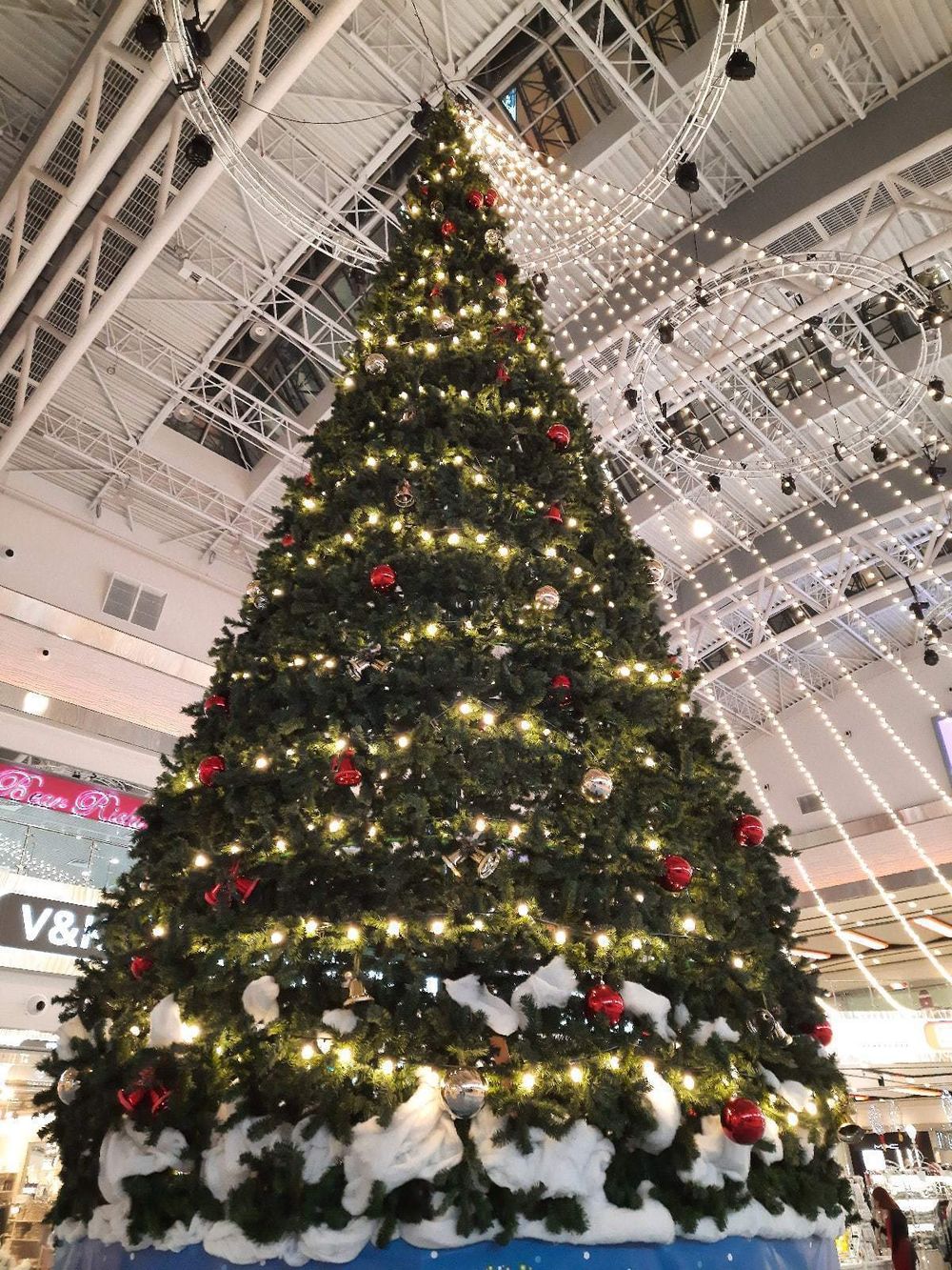 Уличная елка каркасная "Русская" (пвх) 17 м