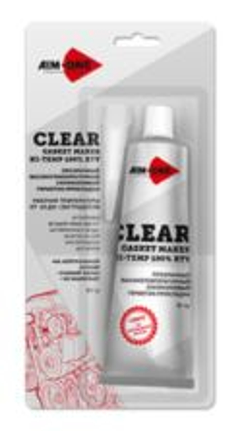 Герметик AIM-ONE прозрачный 85г Clear RTV Gasket Maker Neutral Type GM-CR0085