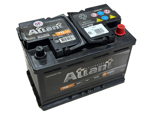 АКБ аккумулятор минитрактора 75