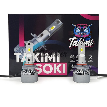 Светодиодные автомобильные LED лампы TaKiMi Soki HB4 (9006) 5500K 12/24V