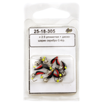 Мормышка "Уловистая" с подвеской (2.5мм, 0.4гр)