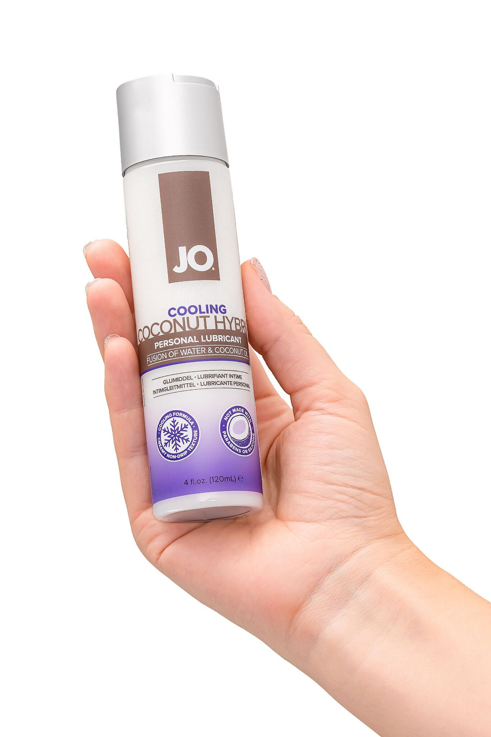 Водно-масляный лубрикант с охлаждающим эффектом JO Silicon free Hybrid Lubricant COOLING - 120 мл.