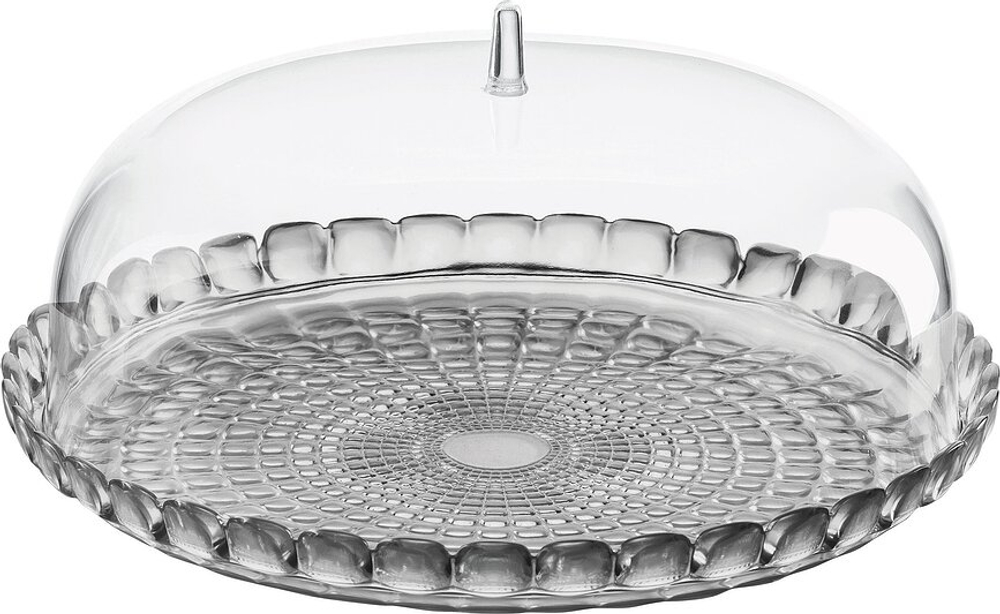 Тортница сервировочная Guzzini Tiffany, круглая, пищевой пластик, 36 см · арт. fabr 19950092