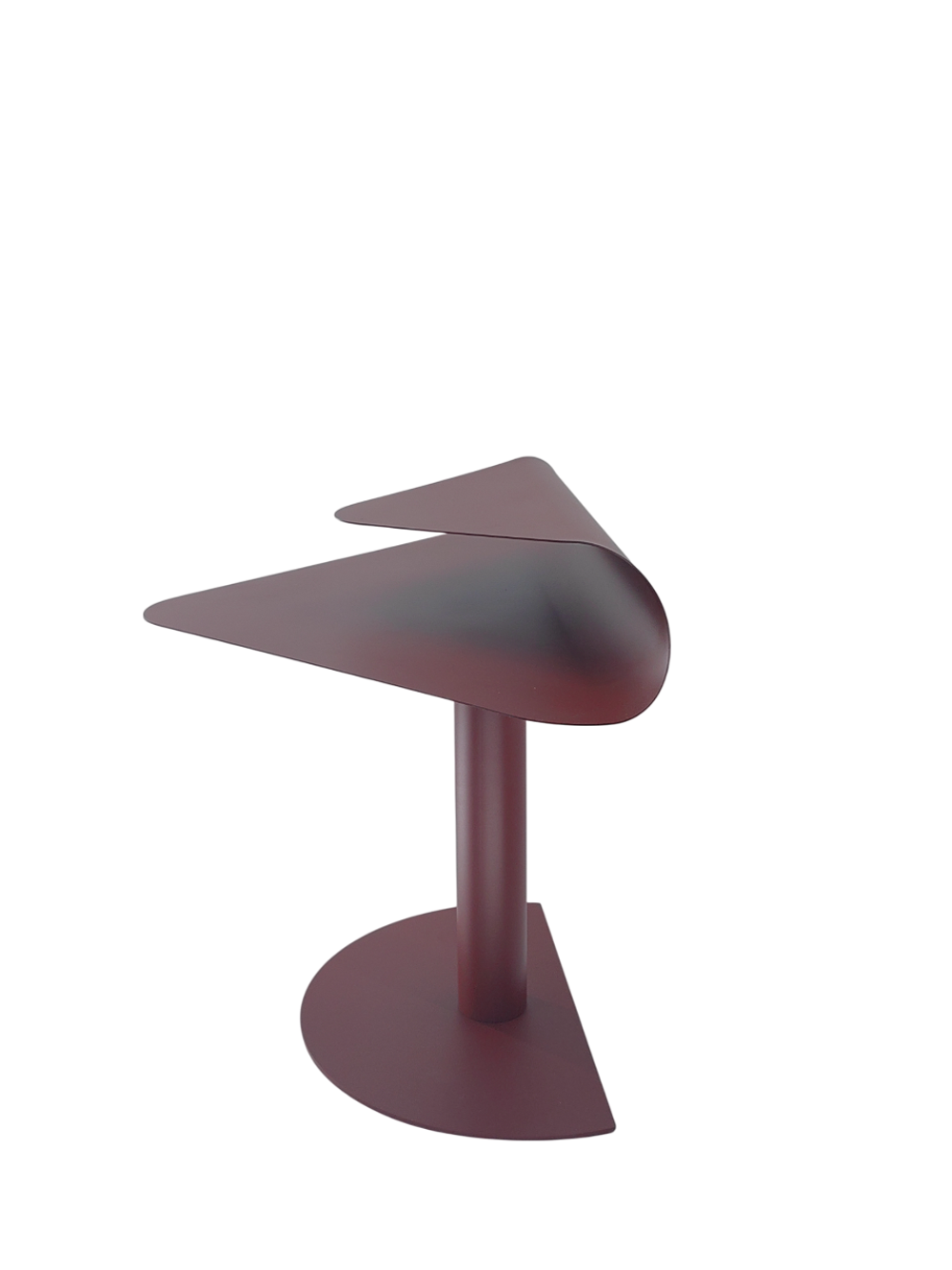 Журнальный столик Cornea металл бордовый