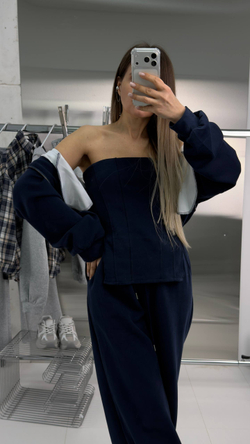 Костюм женский арт. 5911 цвет "синий"