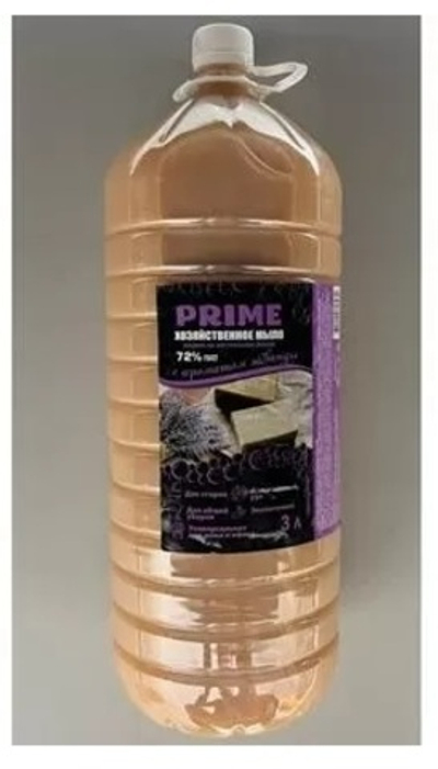 PRIME Хозяйственное мыло 72% 3 л.