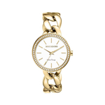 Часы Boccadamo LadyB Gold White LB005 BW/G с минеральным стеклом, кристаллами Swarovski