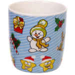 Кружка керамическая 330мл «Дед Мороз» микс